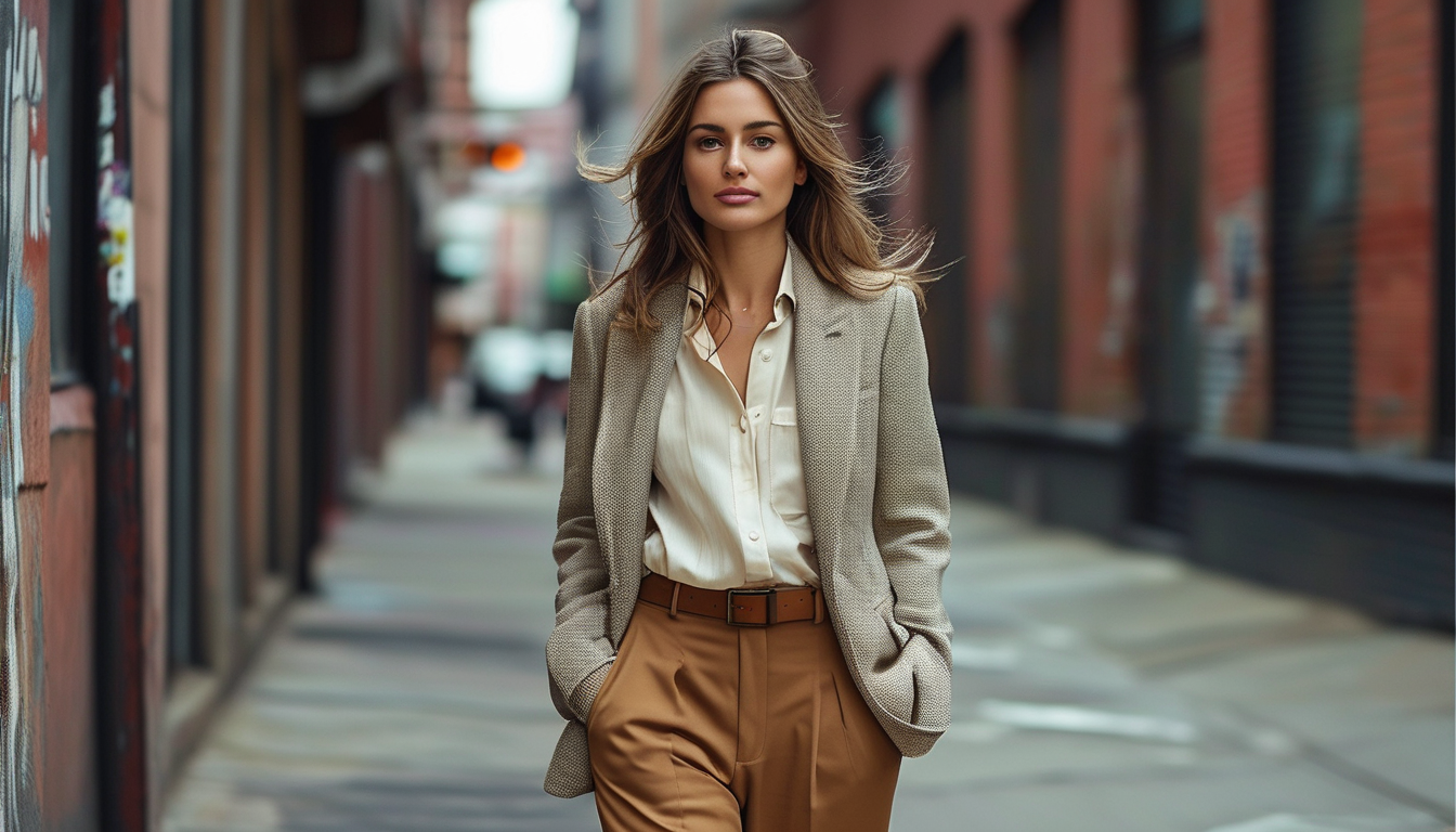 An effortless outfit built from simple basics